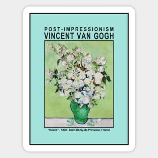 Roses by Van Gogh Magnet